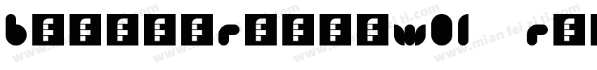 BalconRoundW01 Regular Regular字体转换
